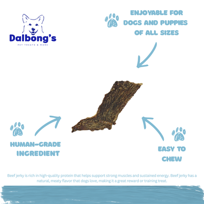 ALL-NATURAL Beef Jerky Dog Treats by Dalbong's