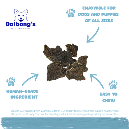 ALL-NATURAL Chicken Liver Dog Treats by Dalbong's