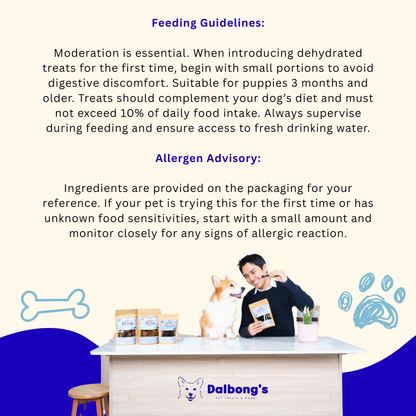 ALL-NATURAL Beef Lungs Dog Treats by Dalbong's