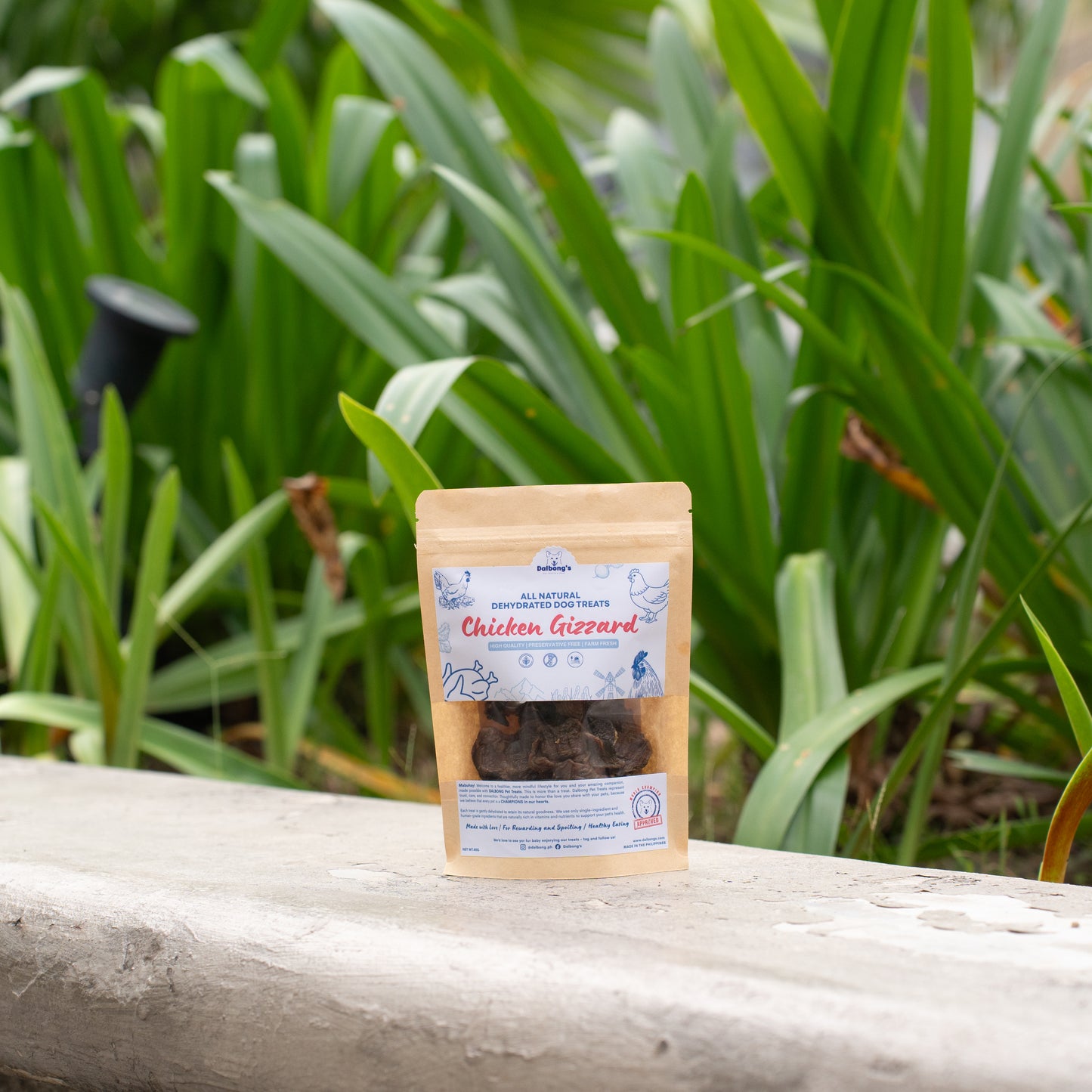 ALL-NATURAL Chicken Gizzard Dog Treats by Dalbong's