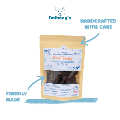 ALL-NATURAL Beef Jerky Dog Treats by Dalbong's