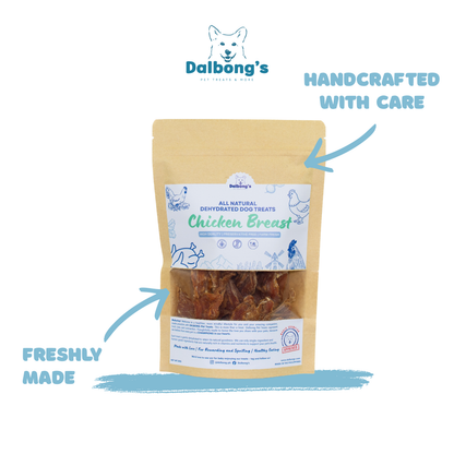 ALL-NATURAL Chicken Breast Dog Treats by Dalbong's